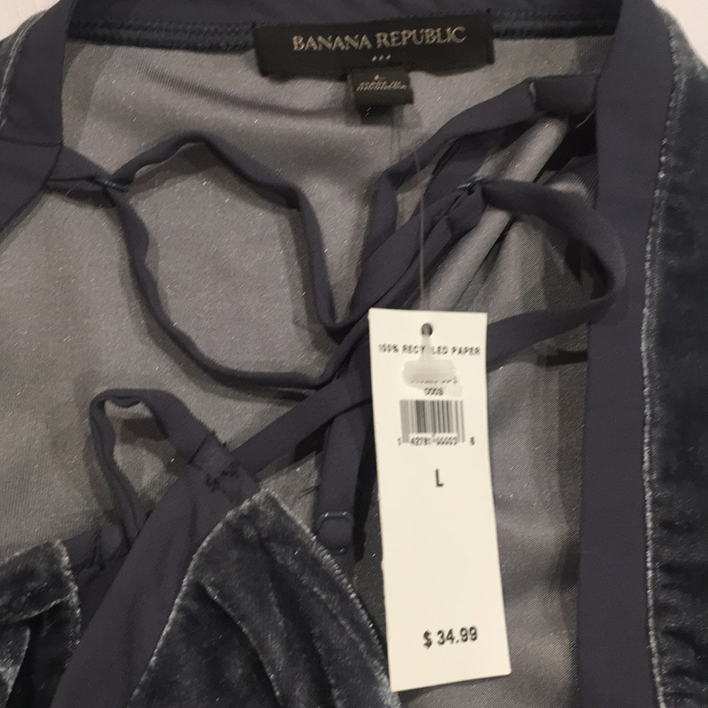 ❤️Velvet cami BANANA REPUBLIC tank V neck NWT - Picture 12 of 14